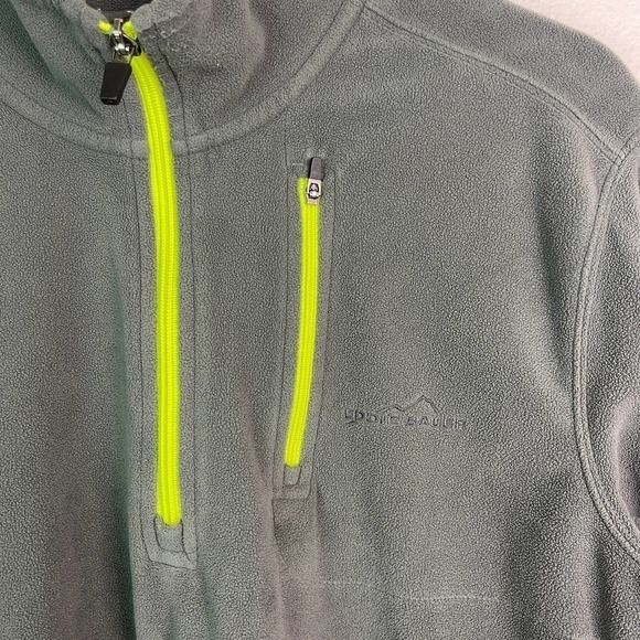 Eddie Bauer First Ascent Quarter Zip Fleece Pullover Jacket Men's Size Medium - Picture 5 of 7